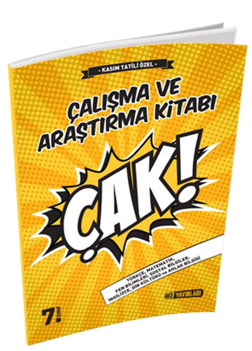 7. Sınıf Çalışma ve Araştırma Kitabı (Kasım Tatili Özel)