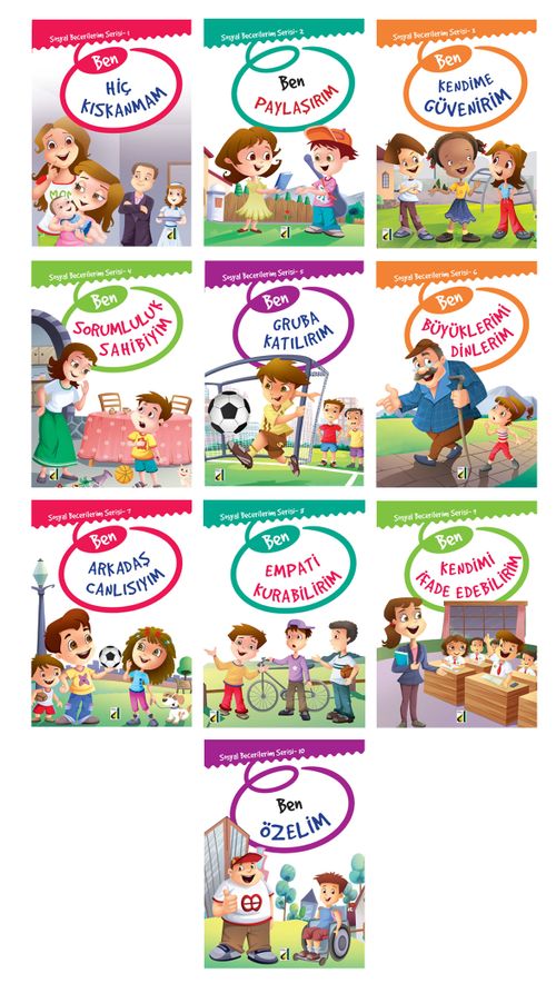 Sosyal Becerilerim Serisi (10 Kitap Takım)