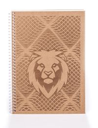 Akıl Defteri - Gravürlü Hayvan Serisi - Aslan