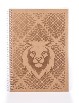 Akıl Defteri - Gravürlü Hayvan Serisi - Aslan