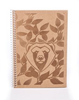 Akıl Defteri - Gravürlü Hayvan Serisi - Ayı