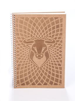 Akıl Defteri - Gravürlü Hayvan Serisi - Boğa