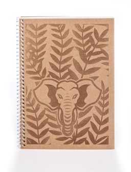 Akıl Defteri - Gravürlü Hayvan Serisi - Fil