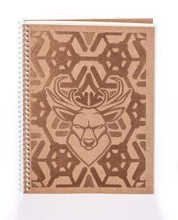 Akıl Defteri - Gravürlü Hayvan Serisi - Geyik