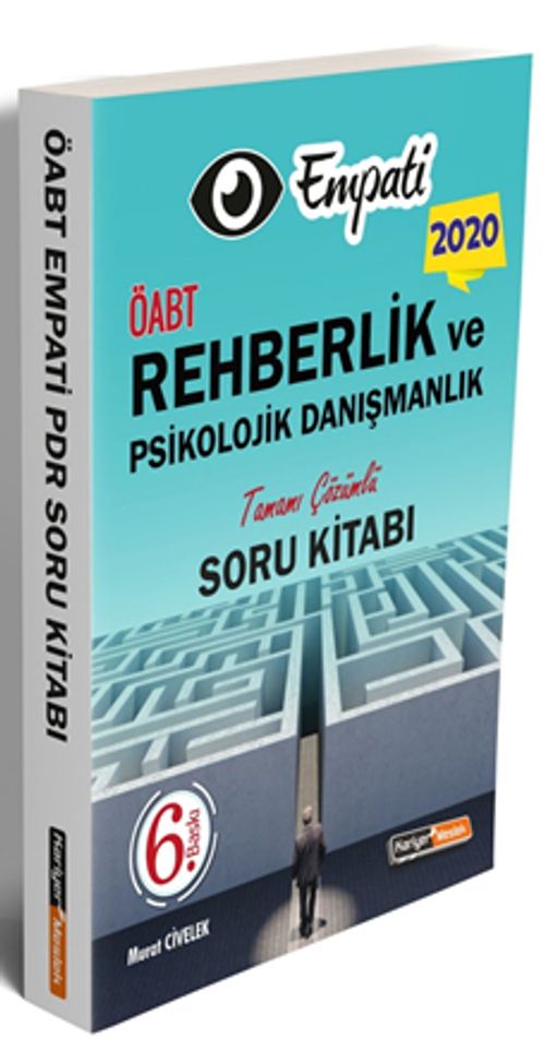 2020 Empati ÖABT Rehberlik ve Psikolojik Danışmanlık Tamamı Çözümlü Soru Kitabı 