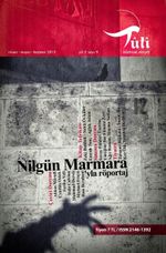 Tuti Edebiyat Dergisi Nisan-Mayıs-Haziran 2015 Yıl:3 Sayı:9 