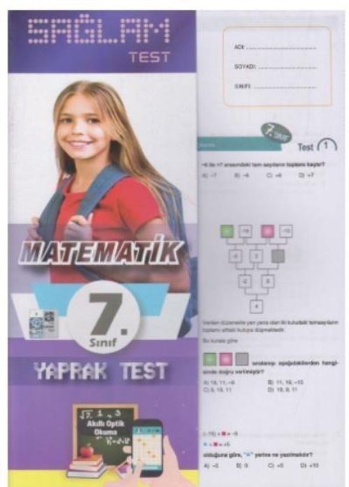 7. Sınıf Matematik Sağlam Yaprak Test (Poşetli)