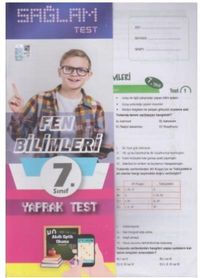 7. Sınıf Fen Bilimleri Sağlam Yaprak Test (Poşetli)