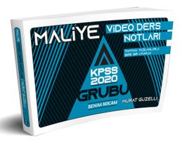 2020 KPSS A Grubu Maliye Video Ders Notları 