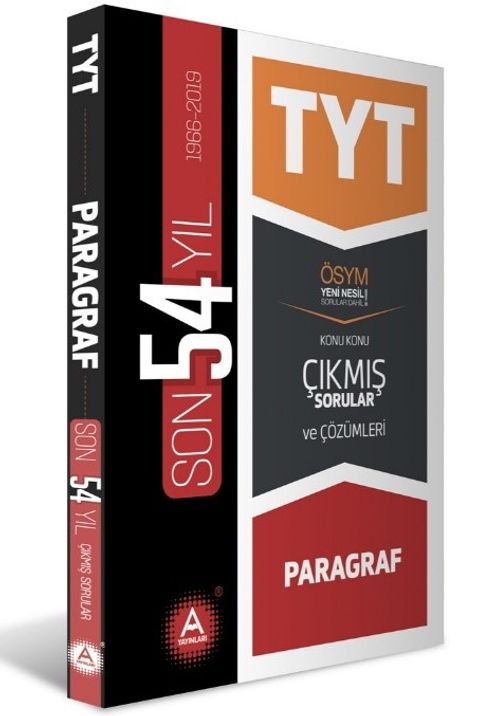 TYT Paragraf Son 54 Yıl Konu Konu Çıkmış Sorular