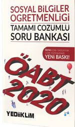 2020 KPSS ÖATB Sosyal Bilgiler Öğretmenliği Tamamı Çözümlü Soru Bankası 
