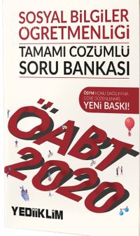 2020 KPSS ÖATB Sosyal Bilgiler Öğretmenliği Tamamı Çözümlü Soru Bankası 