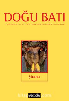 Doğu Batı Sayı:43 Kasım Aralık Ocak  2007-2008 (Üç Aylık Düşünce Dergisi) - Bilinmeyen Yazar