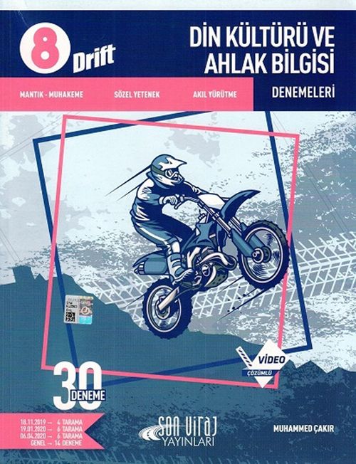 8. Sınıf Din Kültürü ve Ahlak Bilgisi 30'lu Deneme Drift Serisi