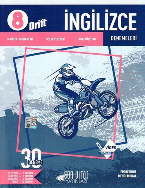 8. Sınıf İngilizce 30'lu Deneme Drift Serisi