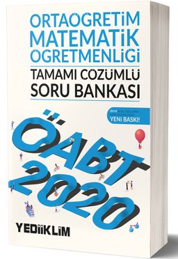 2020 KPSS ÖABT Ortaöğretim Matematik Öğretmenliği Tamamı Çözümlü Soru Bankası 