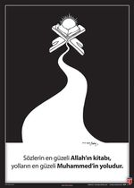 10 Adet (1-10 Arası) 40 Hadis Kırk Çizgi Posterleri (Set)