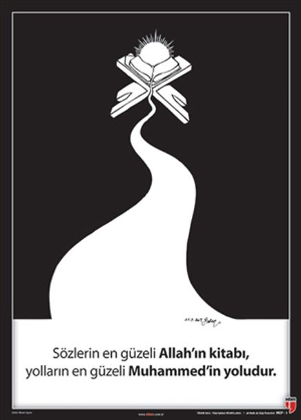 40 Adet 40 Hadis Kırk Çizgi Posterleri (Set)