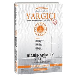 Yargıç İdari Hakimlik 7 Adet Tamamı Çözümlü Deneme Sınavı Akfon Yayınları 2019