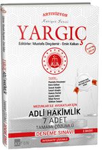 Yargıç Adli Hakimlik 7 Adet Tamamı Çözümlü Deneme Sınavı 2019