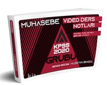 2020 KPSS A Grubu Muhasebe Video Ders Notları