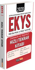 2020 MEB EKYS Okul Müdür ve Müdür Yardımcılığı Zamanım Az Diyenlere Hızlı Tekrar Kitabı