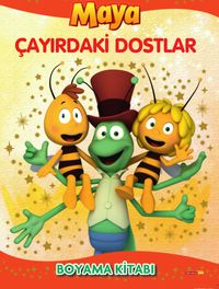 Arı Maya Çayırdaki Dostlar Boyama Kitabı