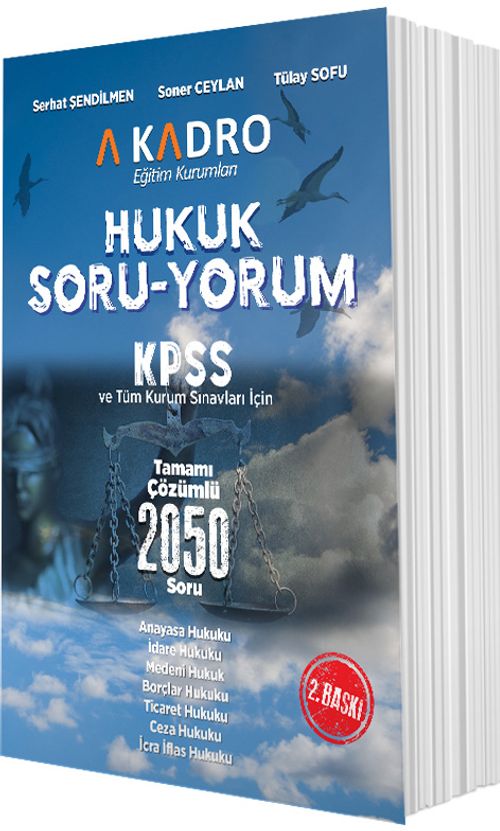 KPSS ve Tüm Kurum Sınavları İçin Hukuk Soru Yorum