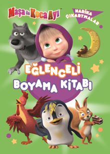 Maşa İle Koca Ayı Eğlenceli Boyama Kitabı