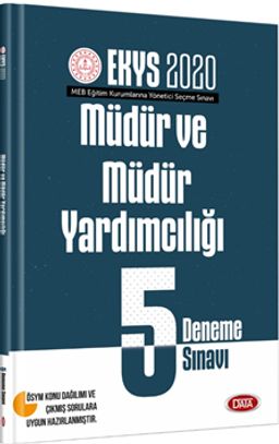2020 MEB EKYS Müdür Ve Müdür Yardımcılığı Fasikül 5 Deneme Sınavı