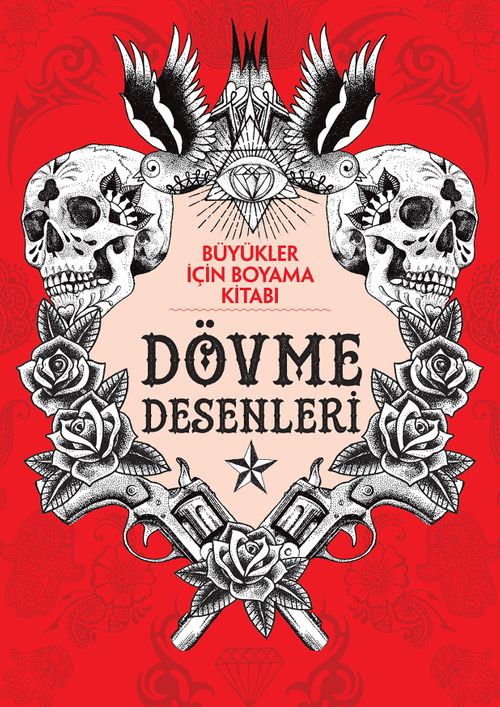 Büyükler İçin Boyama Kitabı - Dövme Desenleri