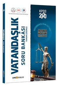 2020 KPSS Sosyal Hocam Vatandaşlık Tamamı Çözümlü Soru Bankası