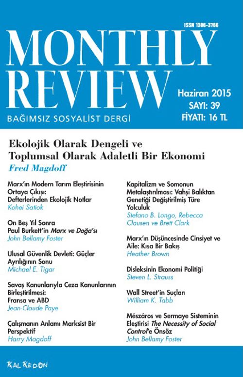 Monthly Review Türkçe 39. Sayı
