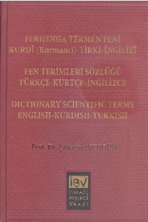 Ferhenga Termen Feni Fen Terimleri Sözlüğü