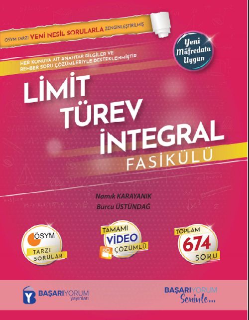 Limit Türev İntegral Fasikülü