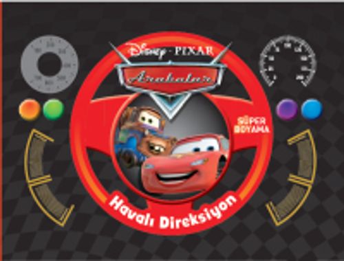 Disney Arabalar Havalı Direksiyon Süper Boyama