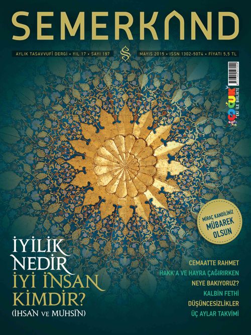 Semerkand Aylık Tasavvufi Dergi Sayı 197 Mayıs 2015