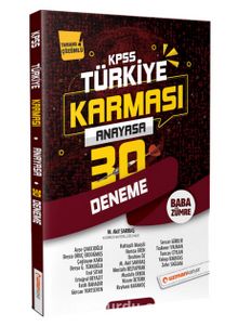 2020 KPSS Anayasa 30 Deneme Türkiye Karması (Tamamı Çözümlü)