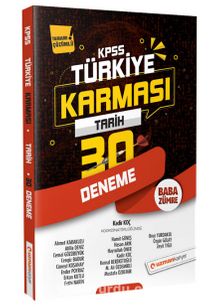 2020 KPSS Tarih 30 Deneme Türkiye Karması (Tamamı Çözümlü)