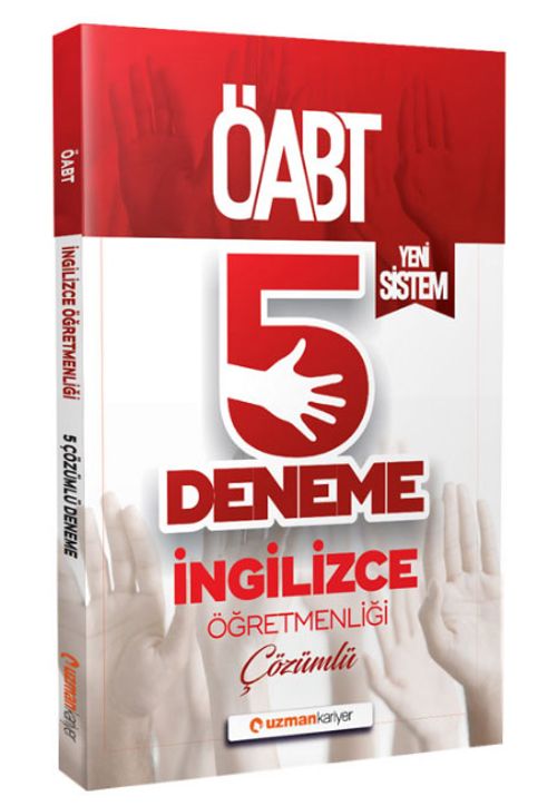 2020 ÖABT İngilizce Öğretmenliği Çözümlü 5 Deneme Yeni Sistem