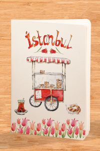 Akıl Defteri - İstanbul Serisi -  Çay Simit Laleler