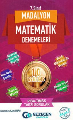 7. Sınıf Madalyon Matematik 10 Deneme  