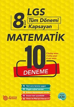 8. Sınıf LGS Matematik 10 Deneme