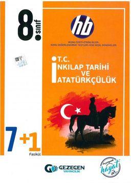 8. Sınıf T. C. İnkılap Tarihi ve Atatürkçülük 7+1 HB 