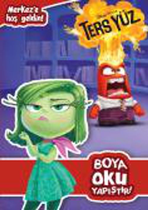 Disney - Ters Yüz  Boya Oku Yapıştır