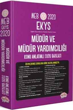 2020 MEB EKYS Müdür Ve Müdür Yardımcılığı Konu Anlatımlı Soru Bankası