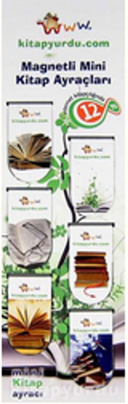 Magnetli Mini Kitap Ayraçları / Kitap Temalı