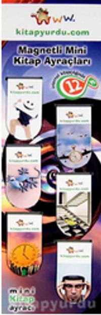 Magnetli Mini Kitap Ayraçları / Gerçek Üstü Temalı