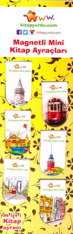 Magnetli Mini Kitap Ayraçları / İstanbul Temalı