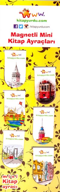 Magnetli Mini Kitap Ayraçları / İstanbul Temalı